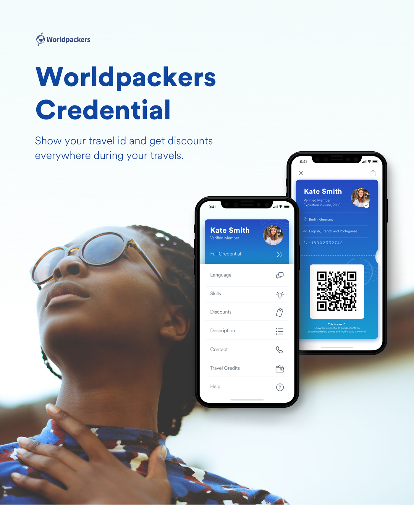 Worldpackers Credential / Wallet On Behance serapportantà Worldpackers