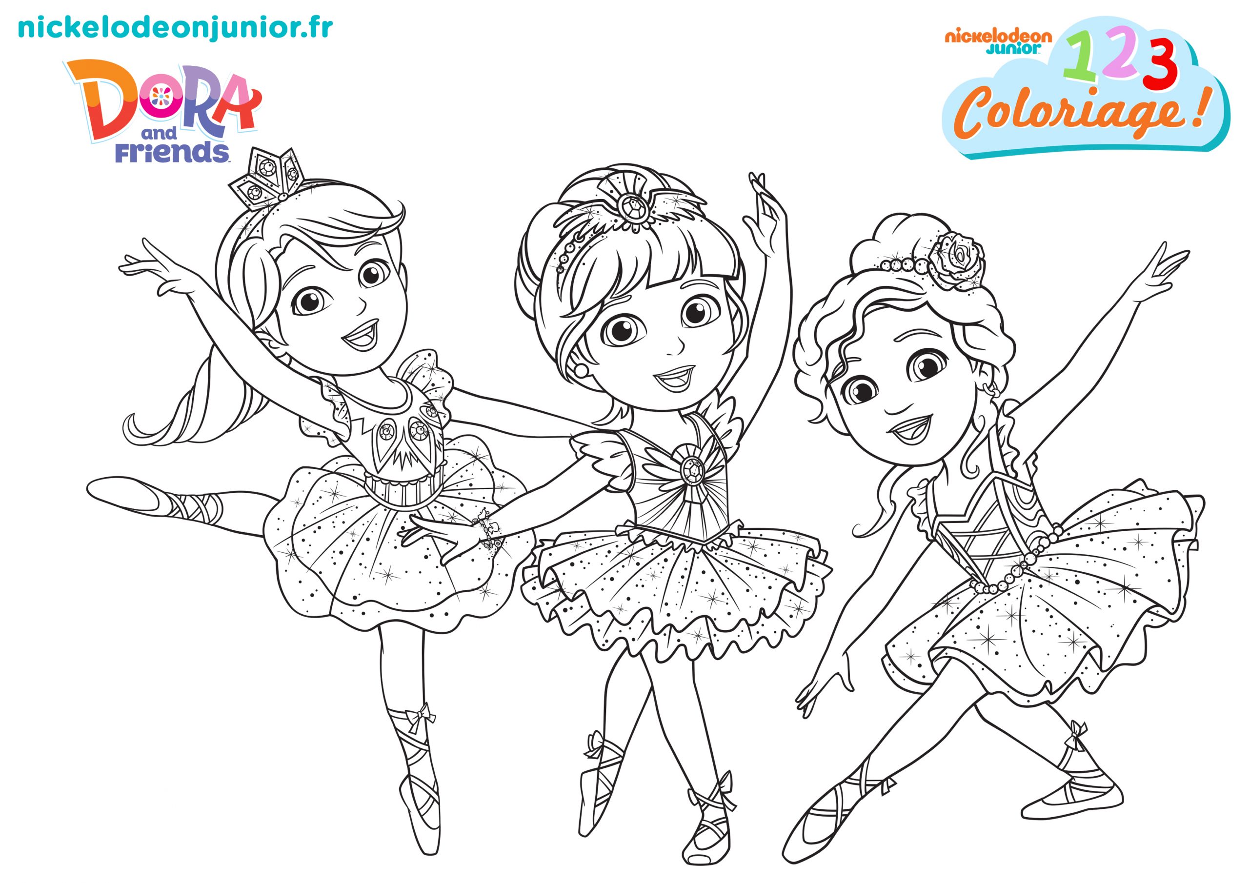 1, 2, 3 Coloriage ! | Dora And Friends : Au Coeur De La pour 1 2 3 Coloriage,