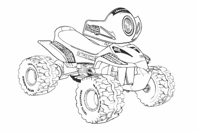 10 Beau De Quad A Colorier Image | Image Coloriage dedans Dessin Coloriage Quad