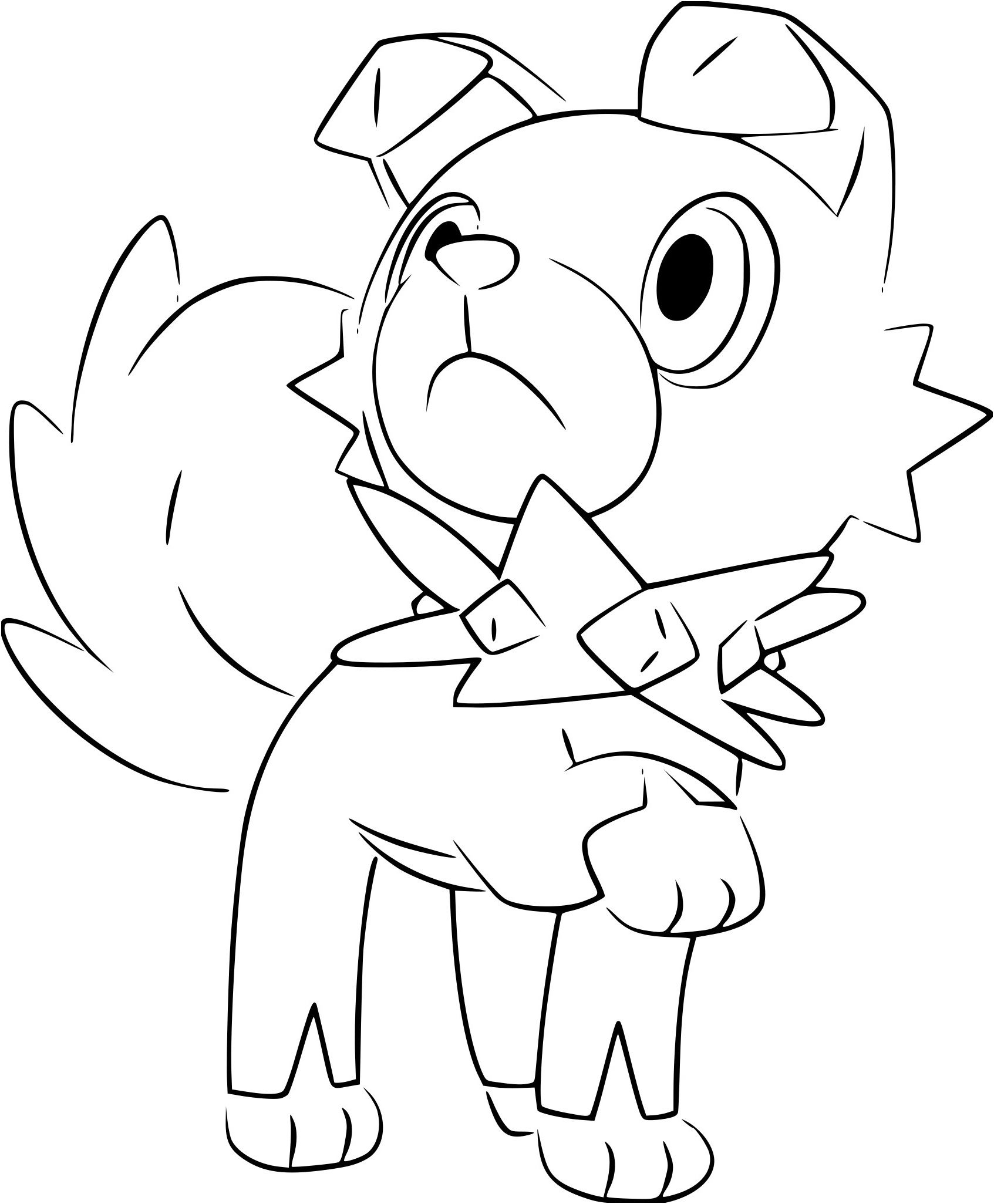 10 Qualité Coloriage Pokemon Flamiaou Image | Coloriage serapportantà Coloriage Pokemon Type 0