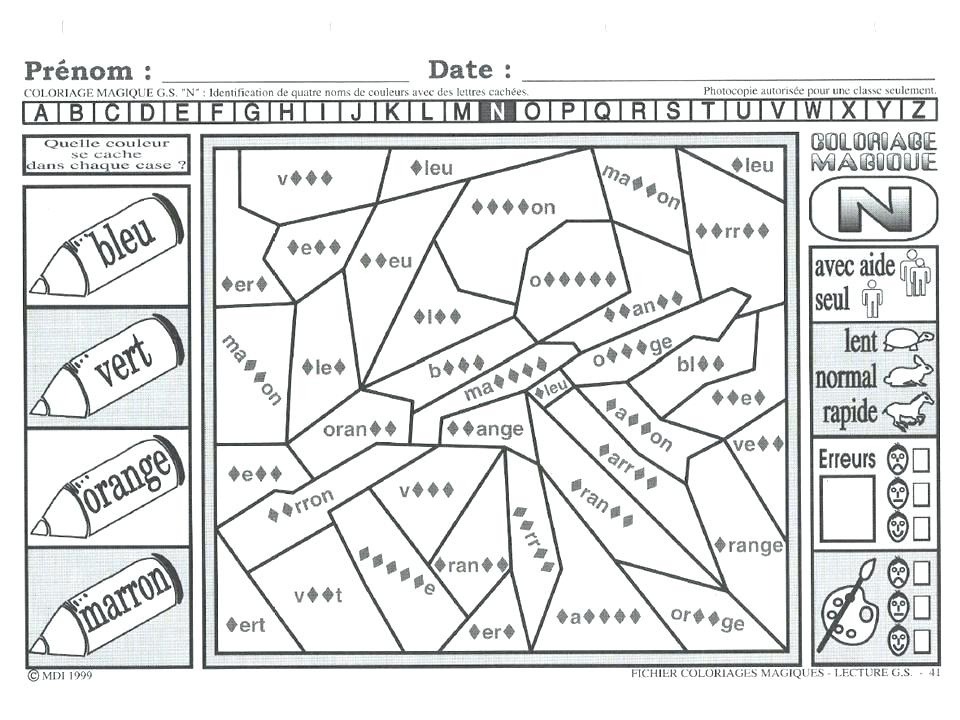 10 Sympathique Coloriage Magique Maternelle Ms Collection à Coloriage Magique Lettre C