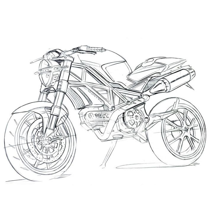 10 Unique De Moto Cross Dessin Collection | Coloriage Moto serapportantà Dessin Moto