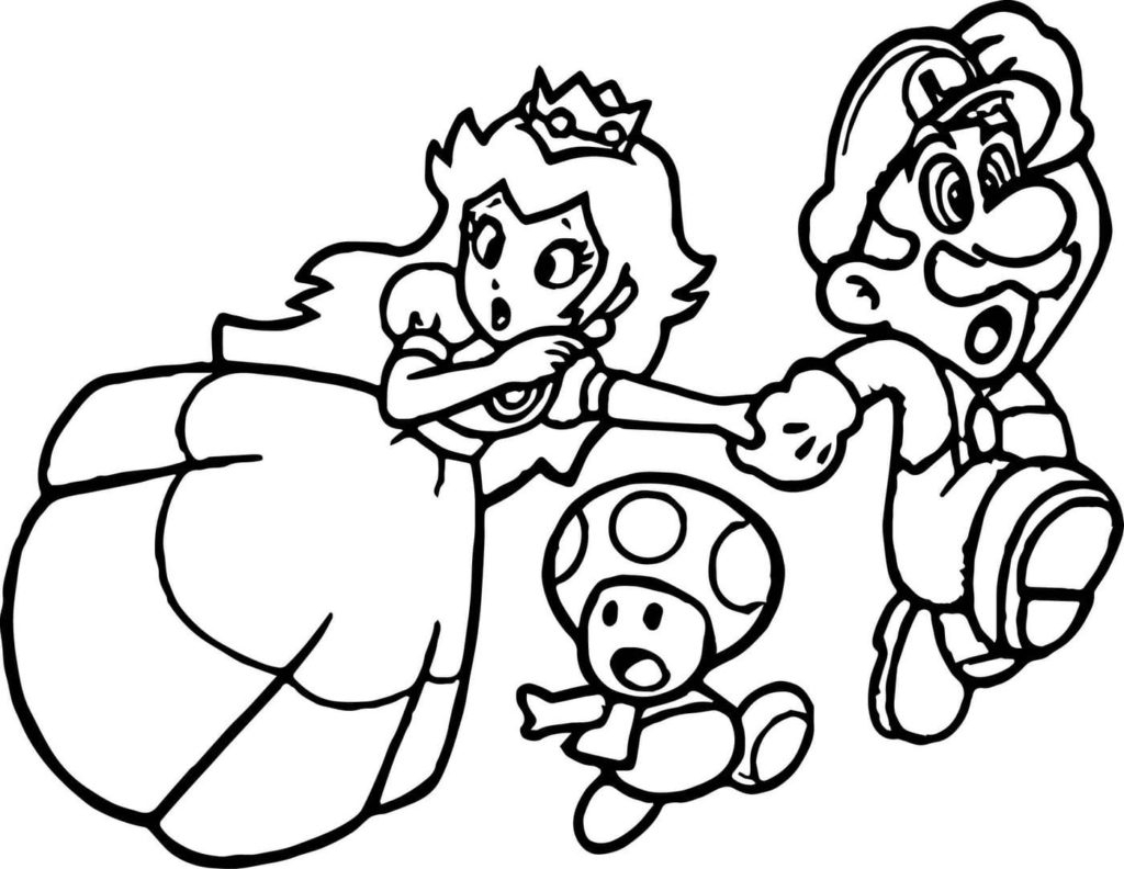 100 Coloriages Mario À Imprimer Gratuitement | Mario Et Luigi serapportantà Coloriage Mario Bros U