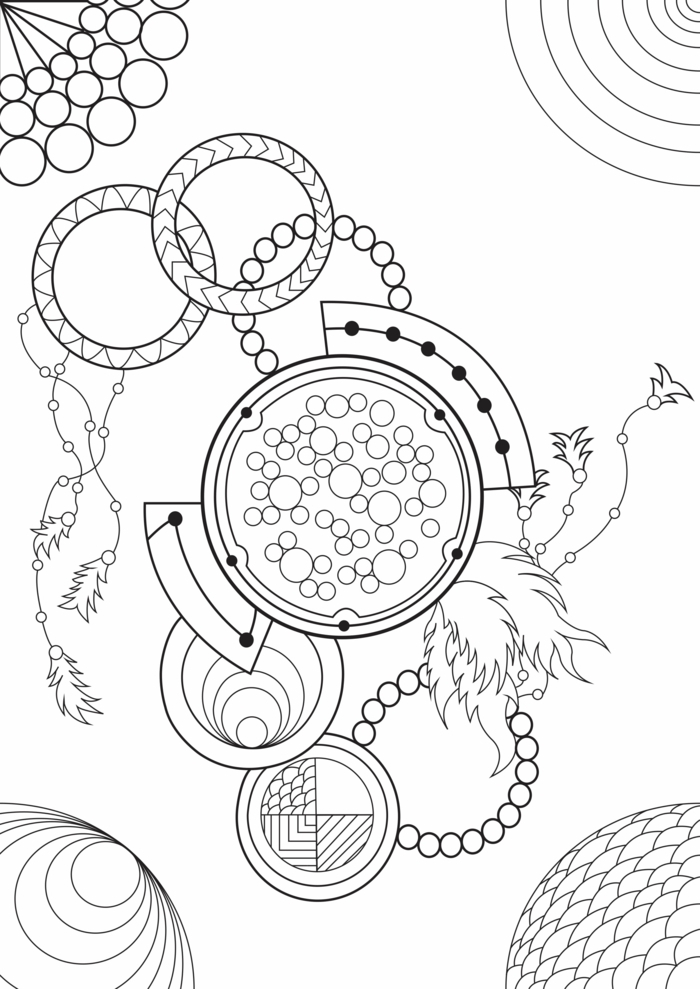 1001 + Pages De Coloriage Anti-Stress Pour Garder L&amp;#039;Esprit pour Coloriage A Faire Soi Meme,