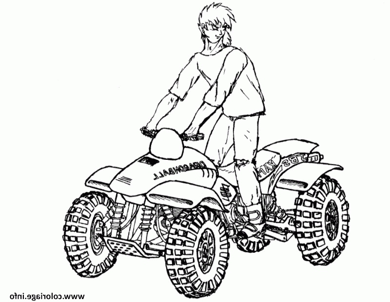 11 Beau De Coloriage De Quad Collection - Coloriage encequiconcerne Quad Coloriage