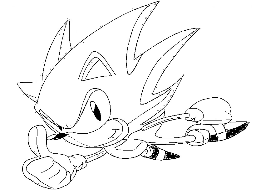 11 Beste Sonic Ausmalbilder Zum Ausdrucken - Ausmalbilder destiné Coloriage Sonic,