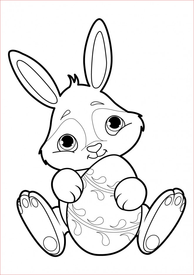 11 Luxueux Coloriage De Lapin Trop Mignon A Imprimer intérieur Coloriage Dessin Mignon