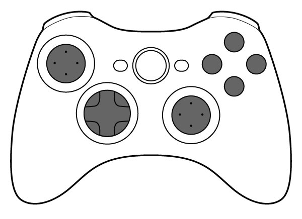 11 Ps4 Video Game Controller Vector Images - Ps4 pour Dessin Xbox,