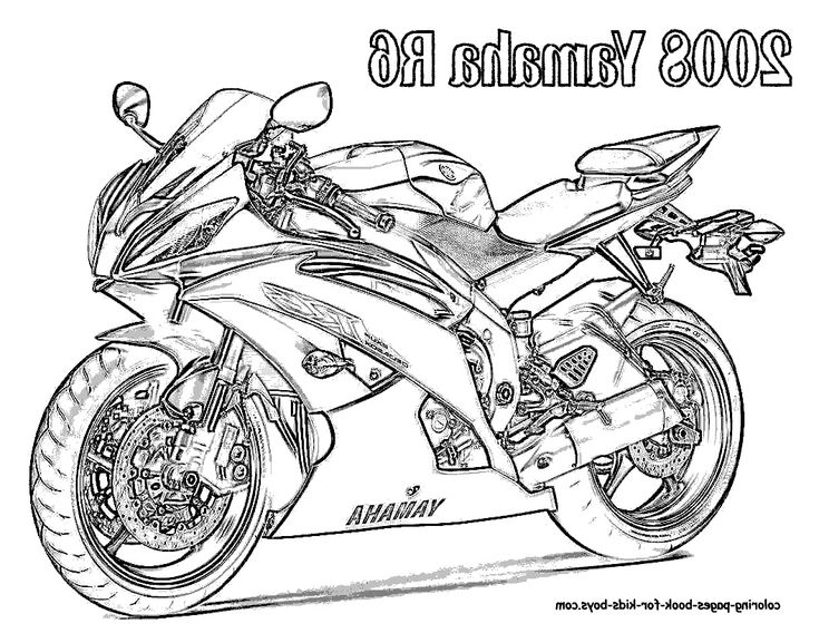11 Réaliste Coloriage Moto De Course Stock | Coloriage avec Dessin Moto