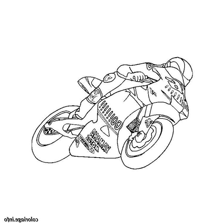 11 Réaliste Coloriage Moto De Course Stock | Coloriage concernant Dessin Moto