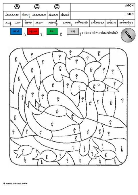 11 Rustique Coloriage Magique Moyenne Section Pics pour Coloriage Magique K