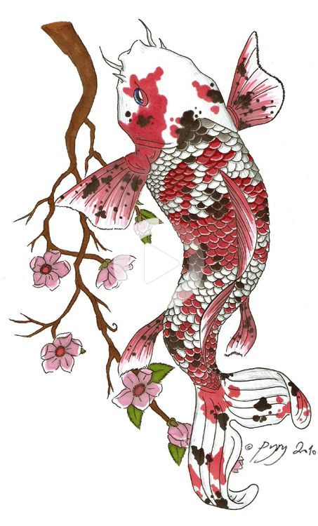 110 Meilleur Japonais Koi Fish Tattoo Designs Et Dessins tout Coloriage Dessin Japonais