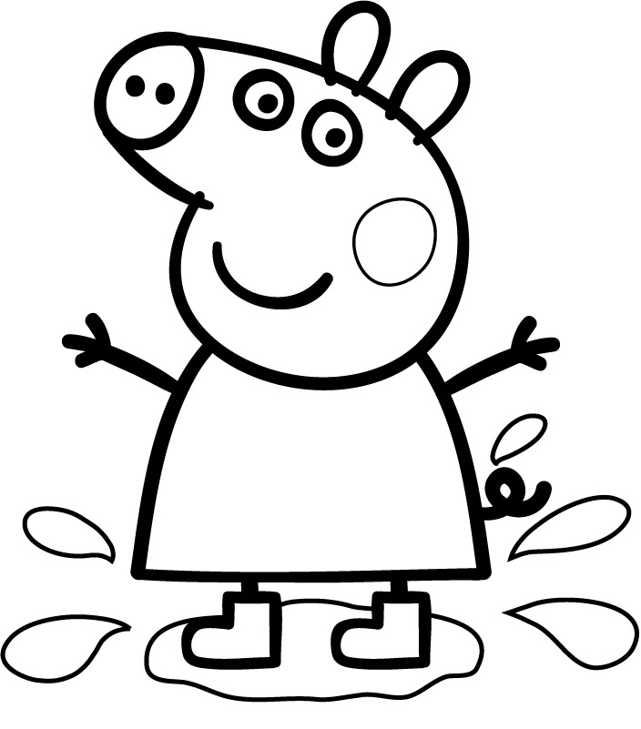 111 Dessins De Coloriage Peppa Pig À Imprimer Sur concernant Coloriage Peppa Pig,