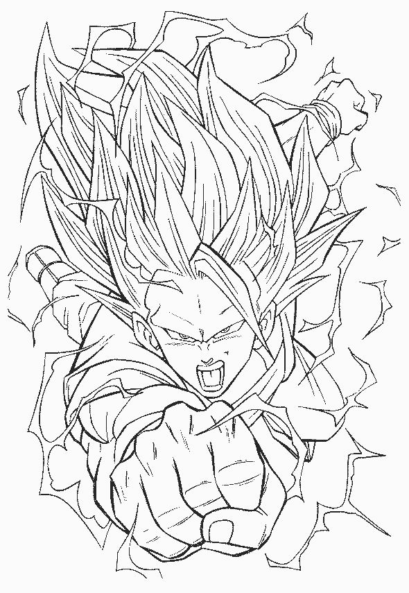 112 Dessins De Coloriage Dragon Ball Z À Imprimer Sur avec Coloriage Dragon Ball C 17