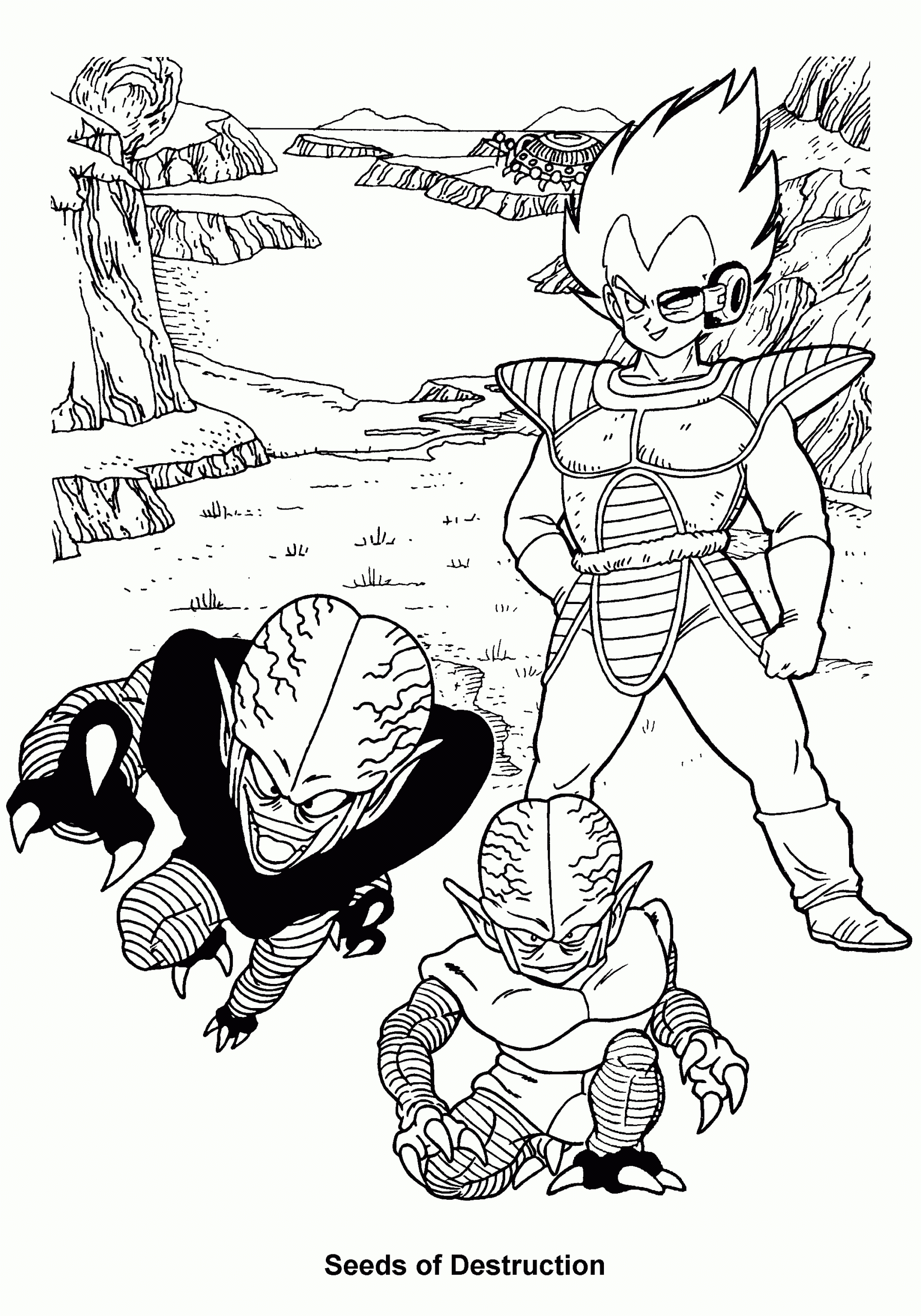 112 Dessins De Coloriage Dragon Ball Z À Imprimer Sur intérieur Coloriage Dragon Ball C 17