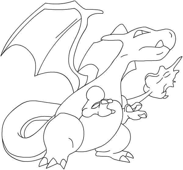 12 Beau De Dracaufeu Coloriage Photos - Coloriage : Coloriage pour Dracaufeu Y Dessin