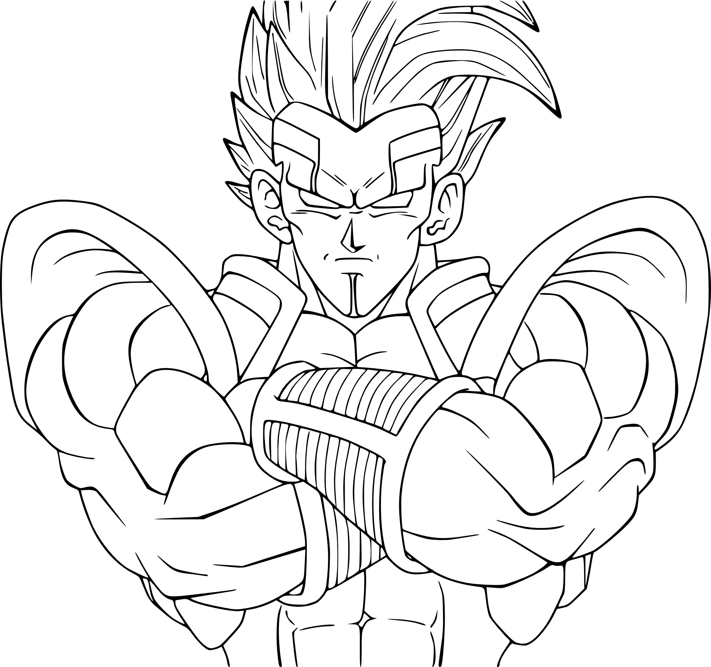 12 Cool De Vegeta Coloriage Images | Coloriage Dragon pour Dragon Ball Z Dessin