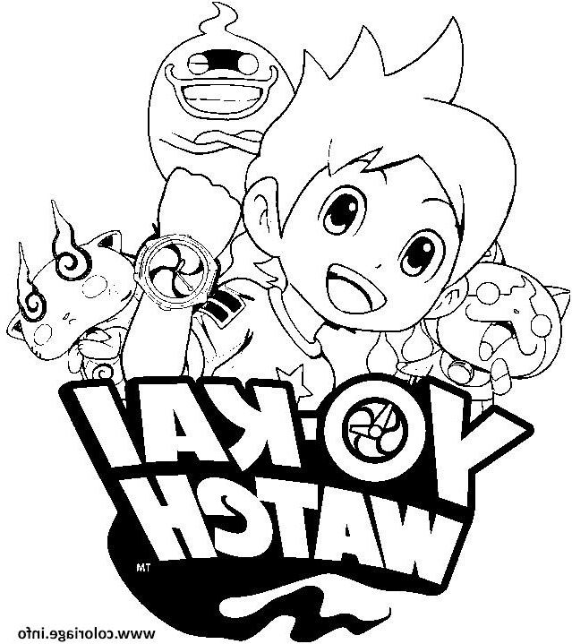 12 Grand Coloriage De Yo-Kai Watch Pics destiné Coloriage Yo Kai Watch