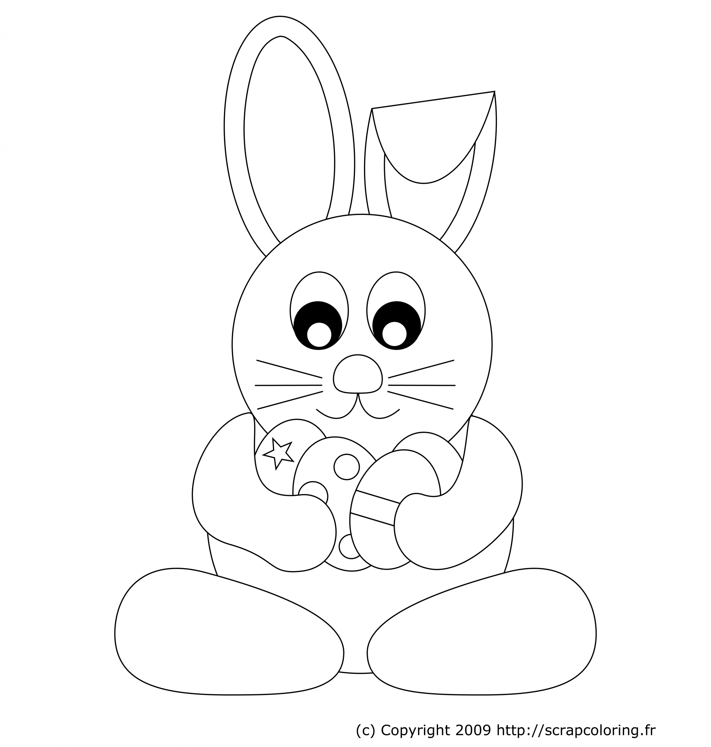 128 Dessins De Coloriage Lapin À Imprimer Sur Laguerche à Coloriage Lapin