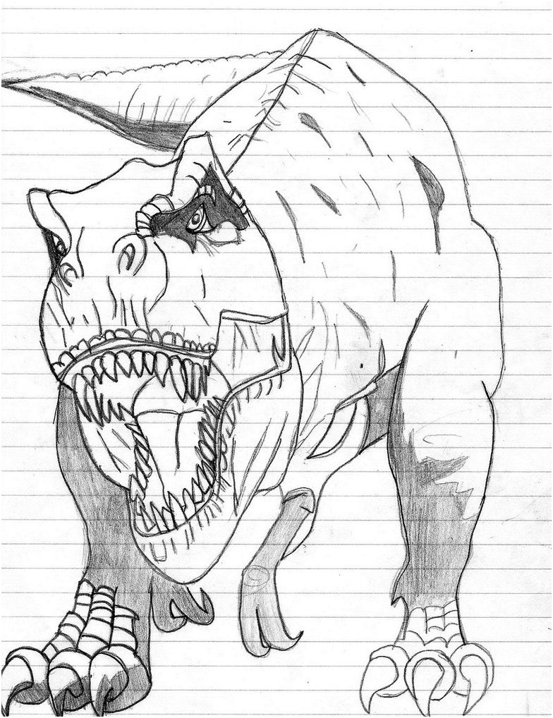 13 Antique Coloriage Trex Image - Coloriage pour Coloriage Jurassic World Dessin Animé