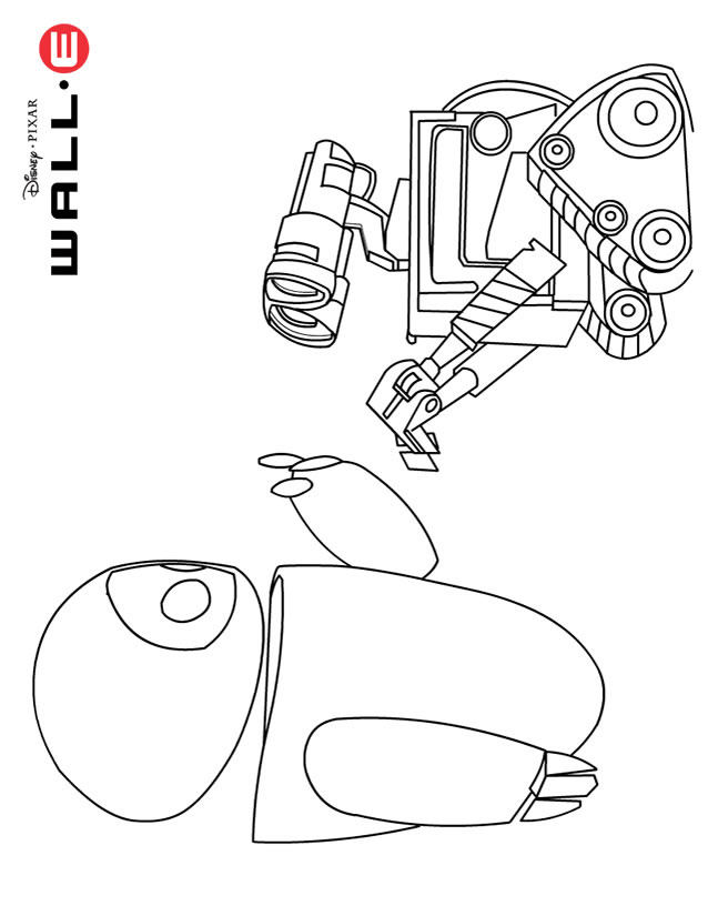 13 Décent Coloriage Wall E Images - Coloriage à Wall E Coloriage