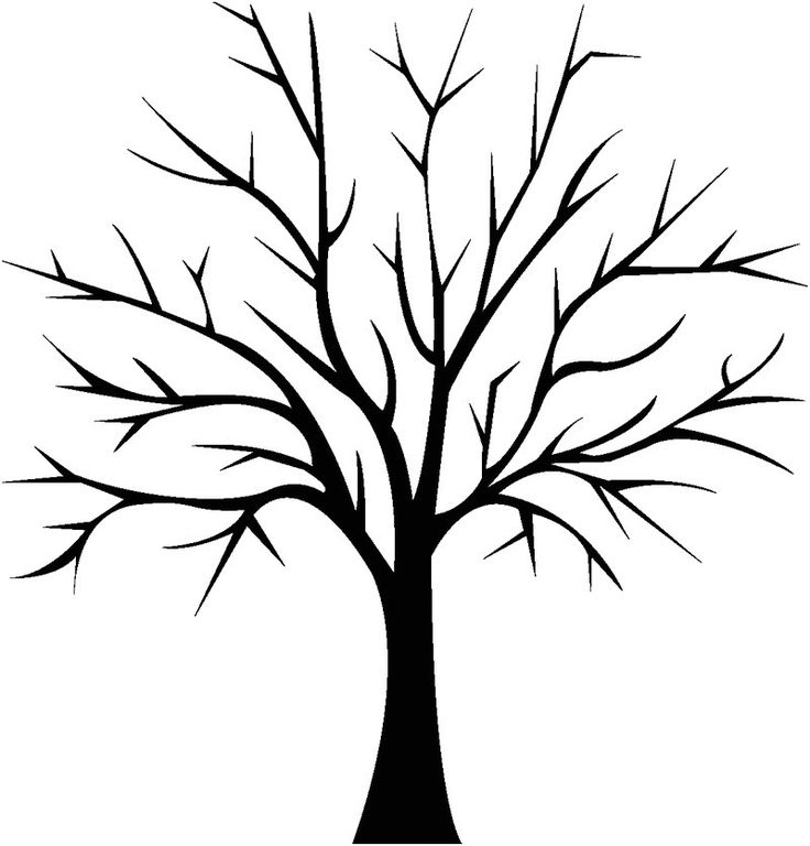 13 Joyeux Coloriage Arbre Sans Feuille Photos | Ramas De pour Coloriage Dessin Arbre