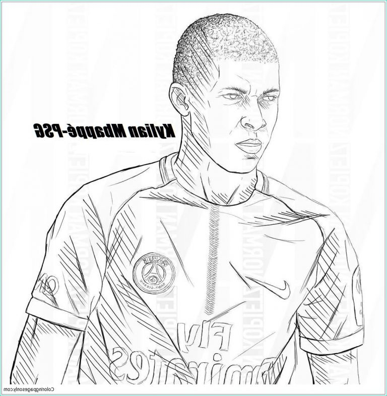 13 Nouveau De Coloriage Kylian Mbappé Image - Coloriage dedans Coloriage Mbappe