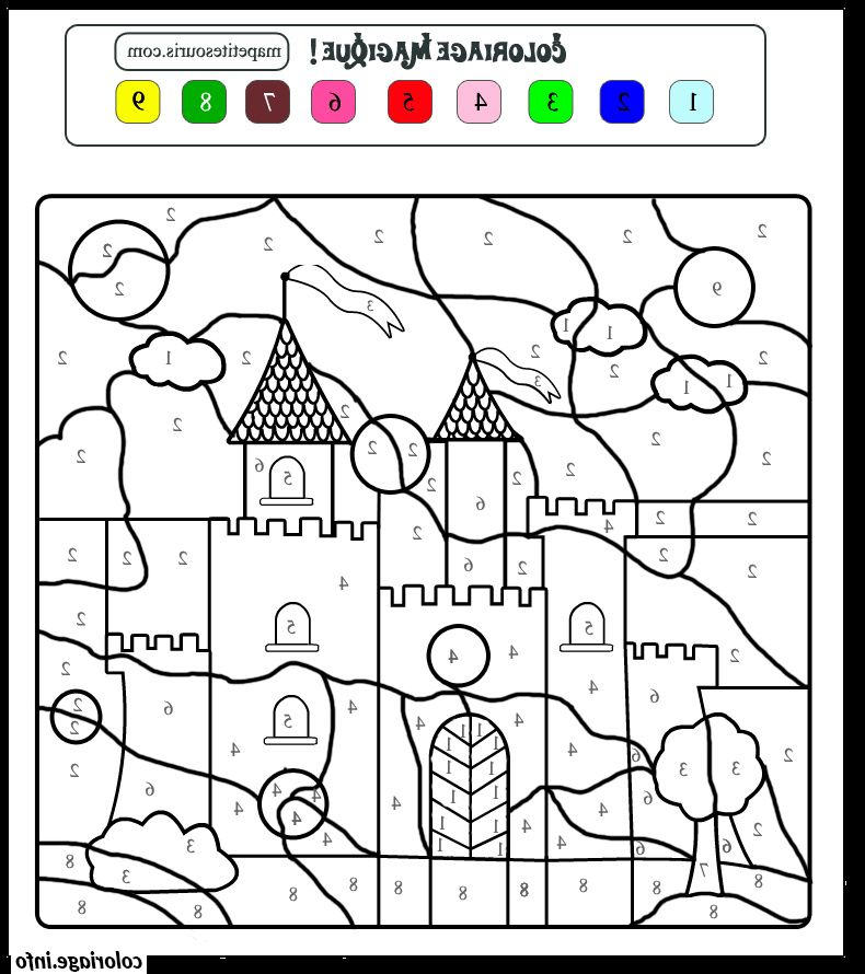 13 Unique De Royaume Dessin Stock | Castle Coloring Page dedans Coloriage Magique Lettre M