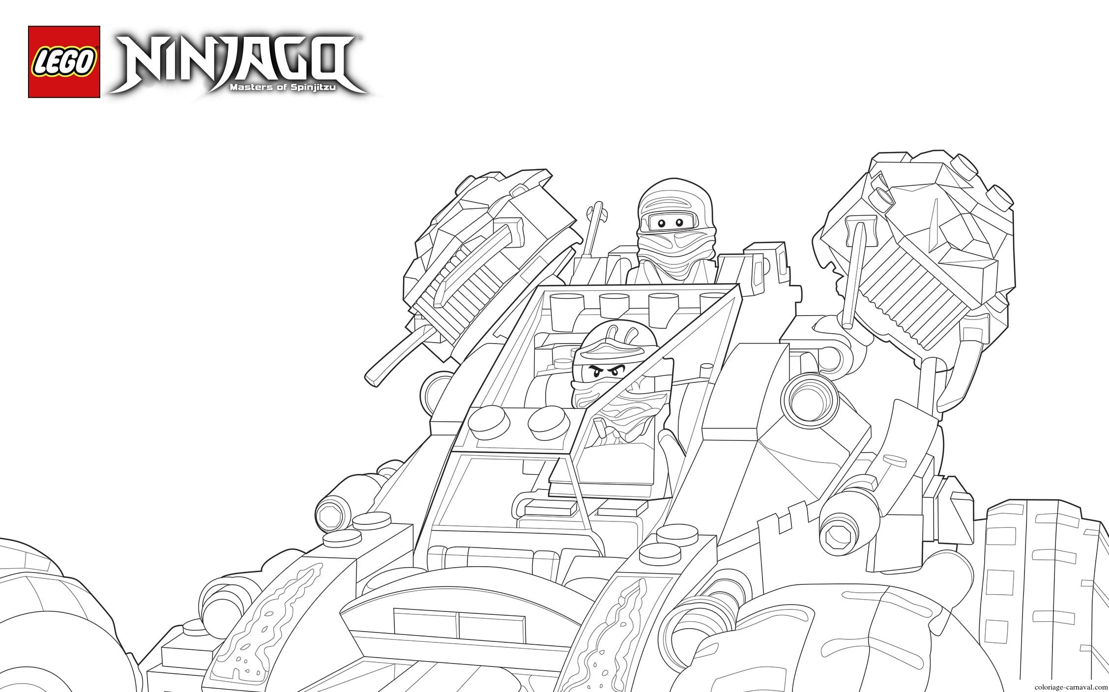 137 Coloriage Ninjago Gratuits À Imprimer Sur Coloriage à Coloriage Ninjago,