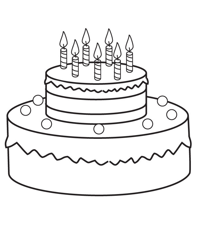 14 Beau De Gateau D Anniversaire Dessin Photos - Coloriage tout Dessin D&amp;amp;#039;Anniversaire,