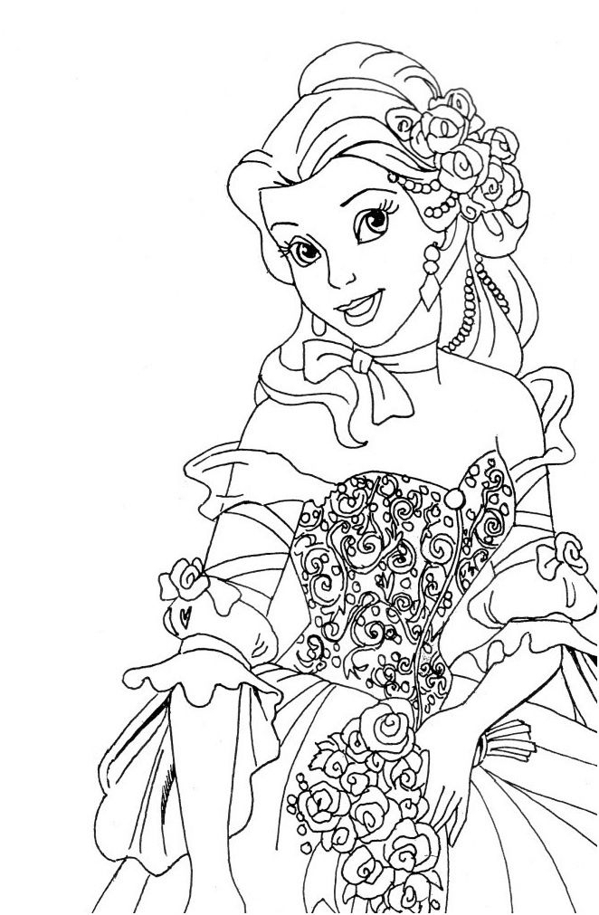 14 Biensûr Coloriage Princesse À Imprimer Images destiné À Colorier Dessin