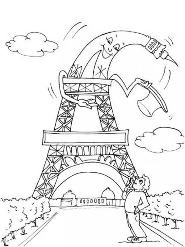 14 Brillant Coloriage Pour Enfans.fr Pictures | Tour serapportantà Coloriage Dessin De Paris