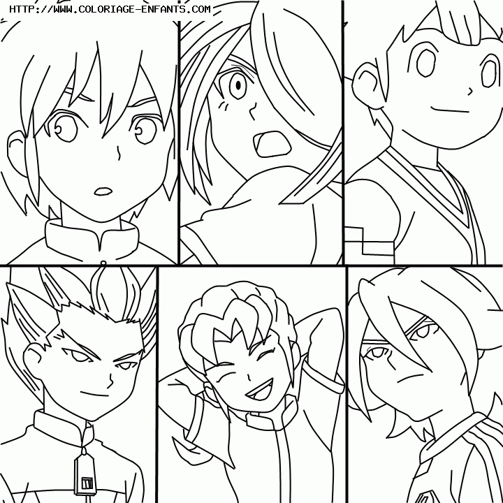 14 Dessins De Coloriage Inazuma Eleven Axel Blaze À Imprimer avec Coloriage Inazuma Eleven