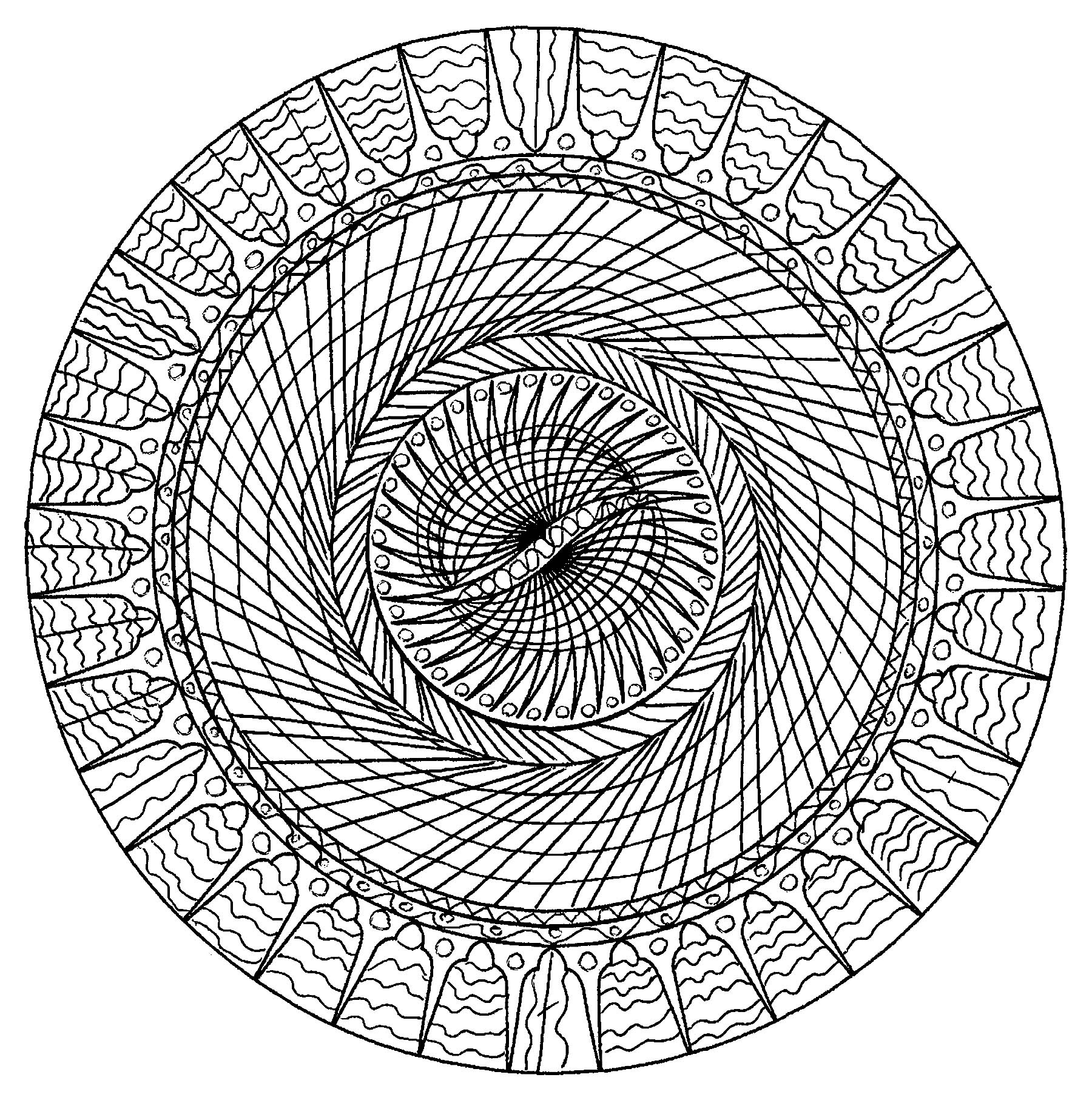 14 Loisirs Coloriage Mandala Difficile Pictures - Coloriage serapportantà Coloriage Difficile