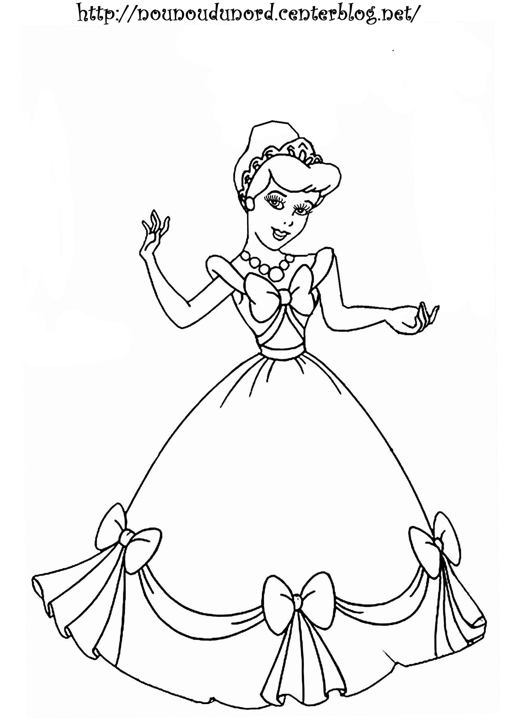 142 Dessins De Coloriage Princesse À Imprimer Sur dedans Imprimer Coloriage Dessin Animé