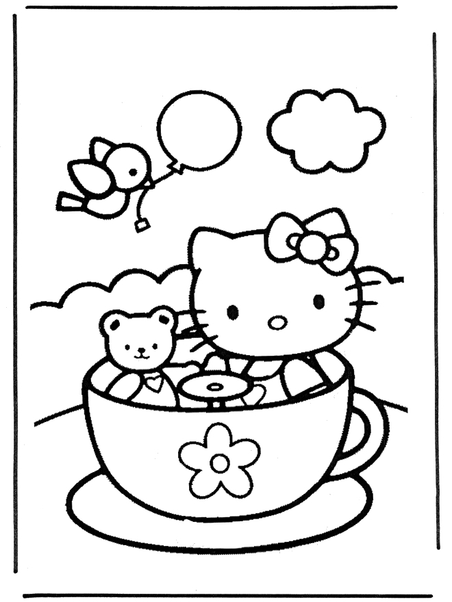 147 Dessins De Coloriage Hello Kitty À Imprimer Sur dedans Coloriage Hello Kitty