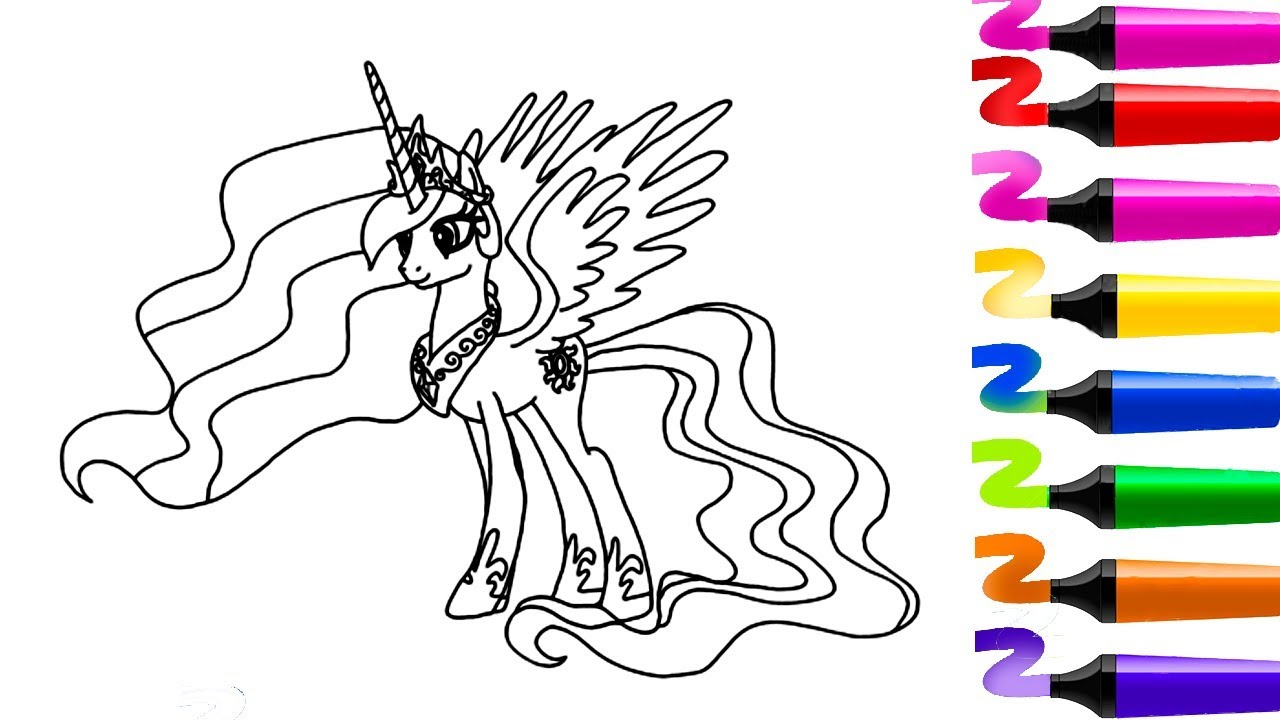 15 Coloriage De Princesse Celestia | Des Milliers De concernant Coloriage Dessin Twilight Facile