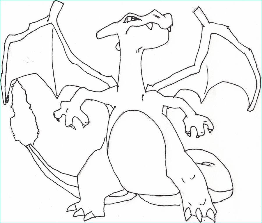 15 Cool De Dessin Dracaufeu Image - Coloriage : Coloriage concernant Dracaufeu Y Coloriage