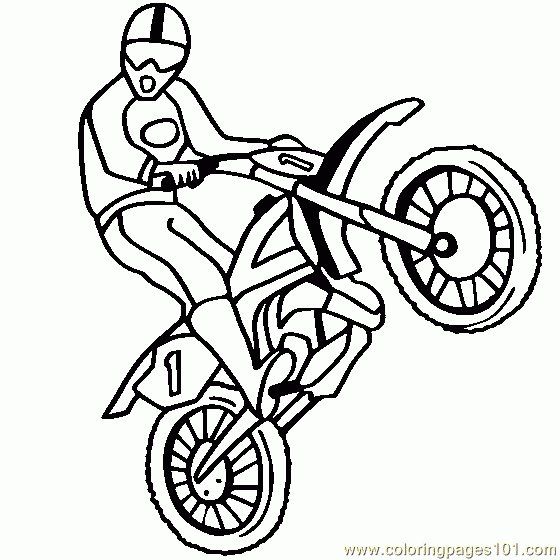 15 Dessins De Coloriage Motocross À Imprimer Sur Laguerche encequiconcerne Moto En Y Dessin