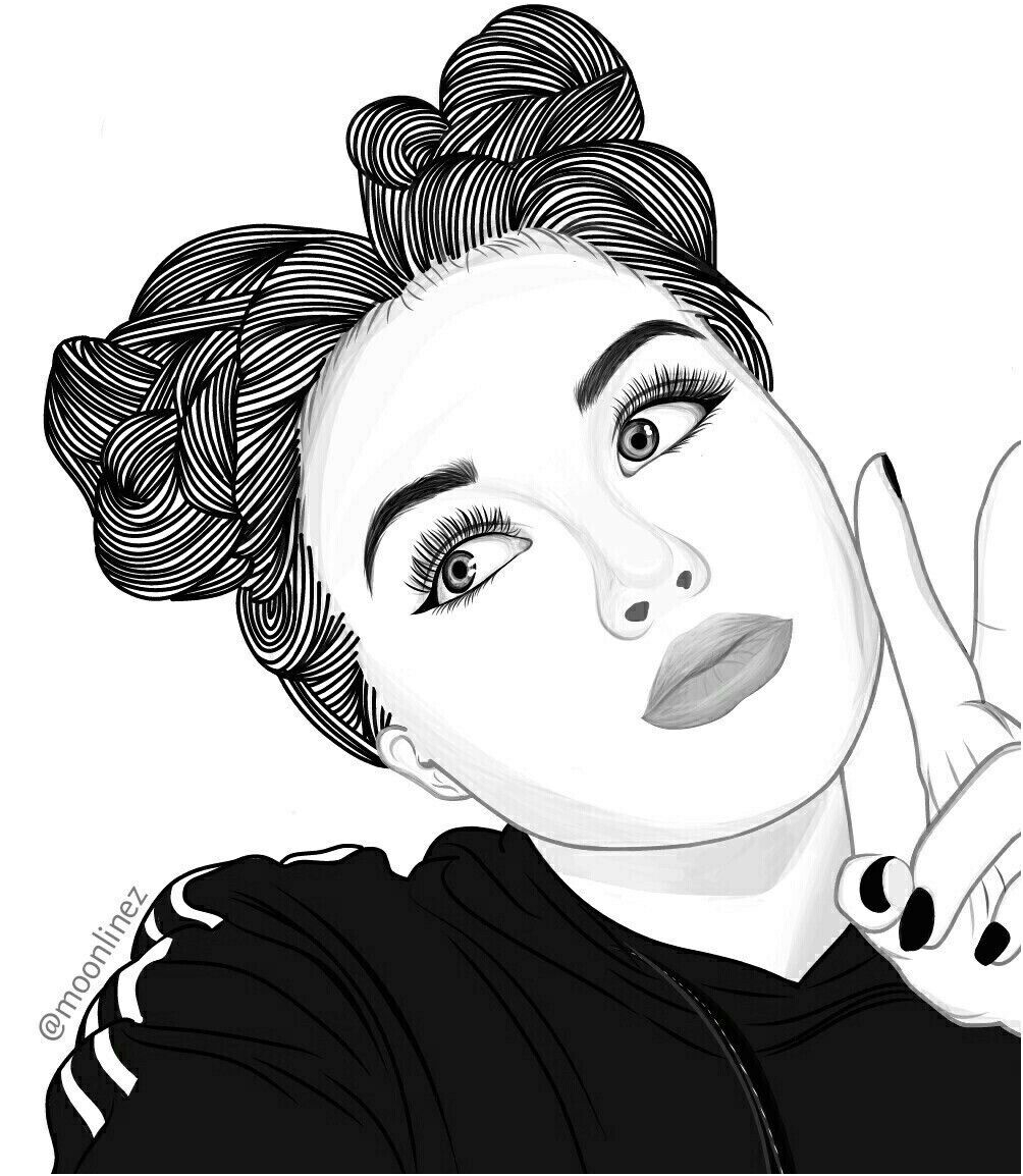 15 Paisible Coloriage De Fille Ado Swag Stock En 2020 à Coloriage Fille