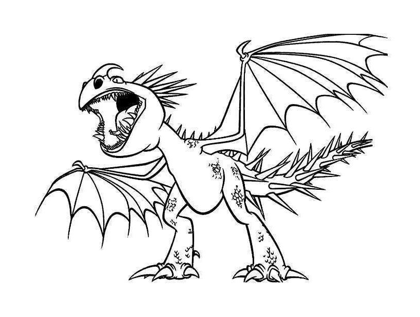 15 Precious Krokmou Coloriage Image | Coloriage, Coloriage concernant Dragon 3 Dessin