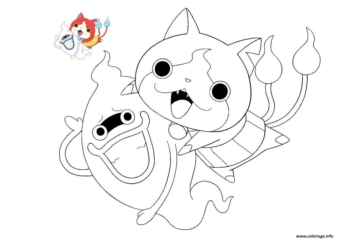 15 Tendance Coloriage Yo Kai Watch 2 Hovernyan Photos dedans Coloriage Yo Kai Watch