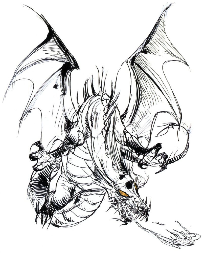 157 Dessins De Coloriage Dragon À Imprimer Sur Laguerche pour Coloriage Dessin Dragon