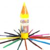 16 Crayons De Couleur 'Coloriage' Jaune - [M4679] dedans Coloriage Crayon De Couleur,