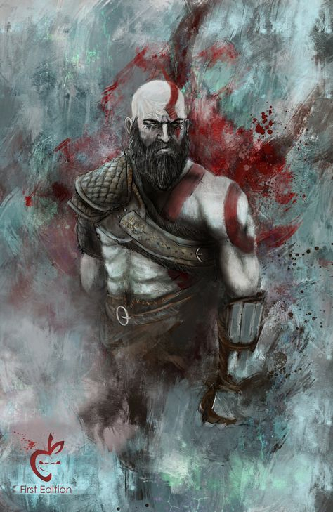 160 Idées De Kratos God Of War | Jeux Video, Dieu De La encequiconcerne Coloriage Dessin Kratos