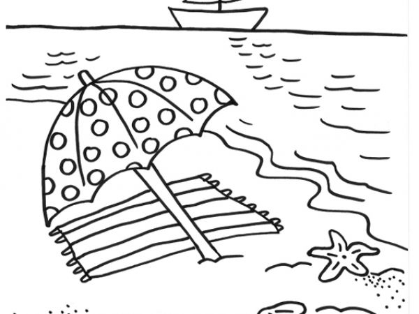 20 Coloriages Pour Fêter Les Vacances D&amp;#039;Été à Coloriage Dessin Été