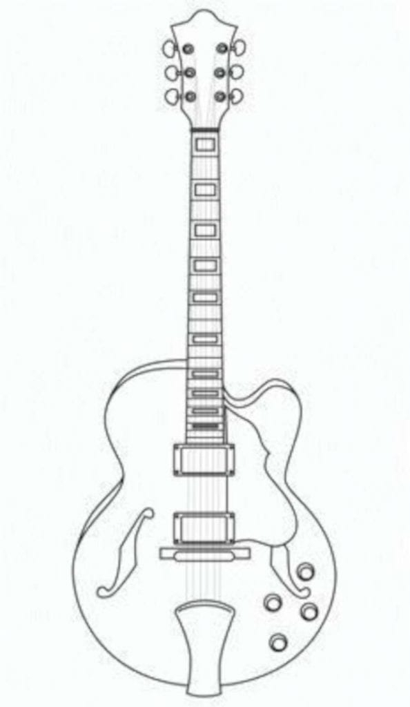 20 Dessins De Guitare À Colorier - Maison Bonte : Votre serapportantà Coloriage Guitare