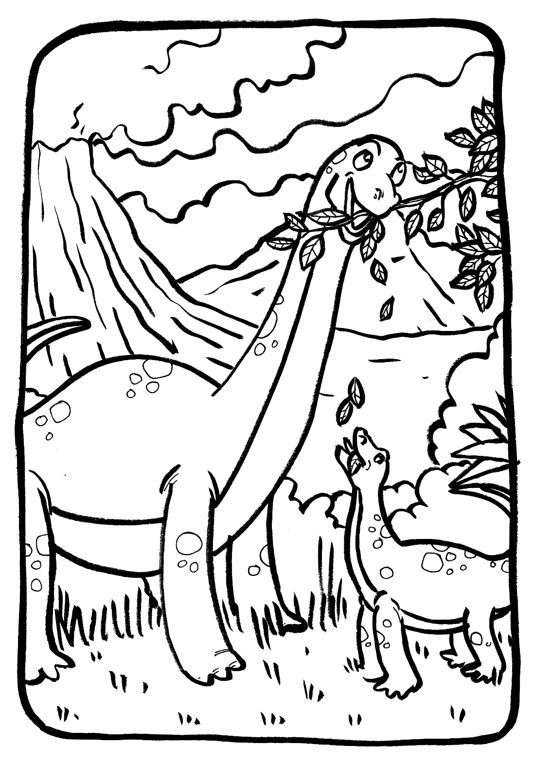 204 Dessins De Coloriage Dinosaure À Imprimer Sur serapportantà Coloriage Dinosaure