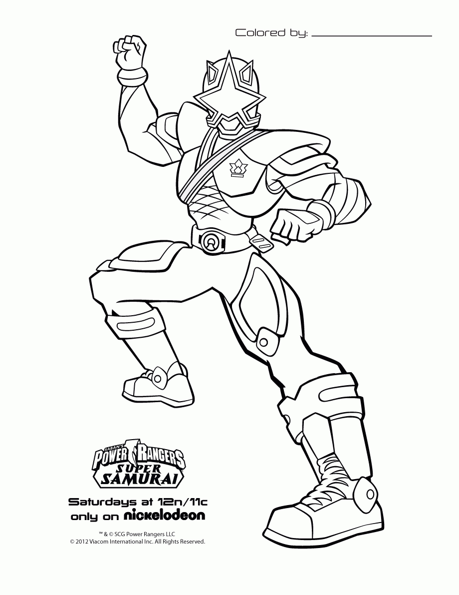 214 Dessins De Coloriage Power Rangers À Imprimer Sur intérieur Samurai 8 Coloriage