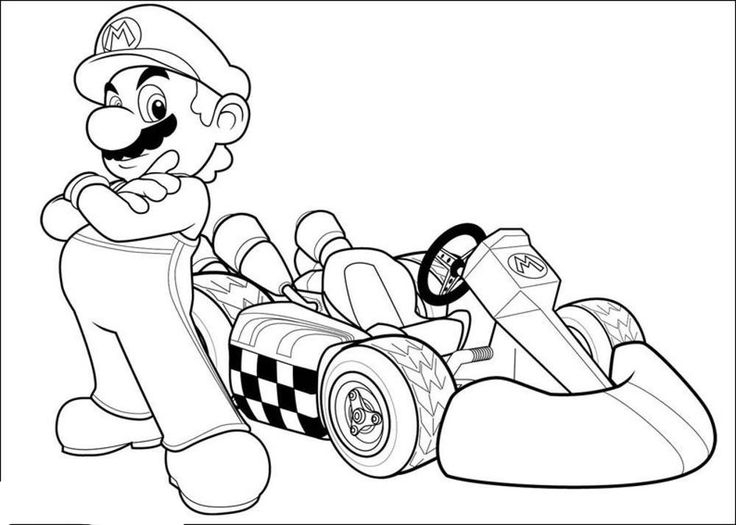 25+ Bästa Coloriage Mario Kart Idéerna På Pinterest destiné Coloriage Mario Kart 8